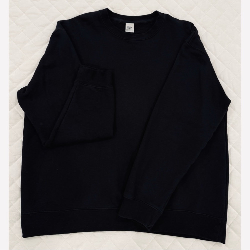 Zara Men's Black Sweater